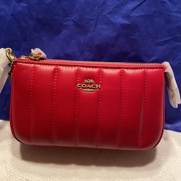 Coach Handbags - Coach Jennifer Lopez Nolita 19 with Linear Quilting in Dark Cardinal NWT